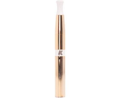 Kandypens Elite w/ Dual Quartz Coil and Ceramic Disc - White Ceramic Mouthpiece & Gold Body - High Moon Haven