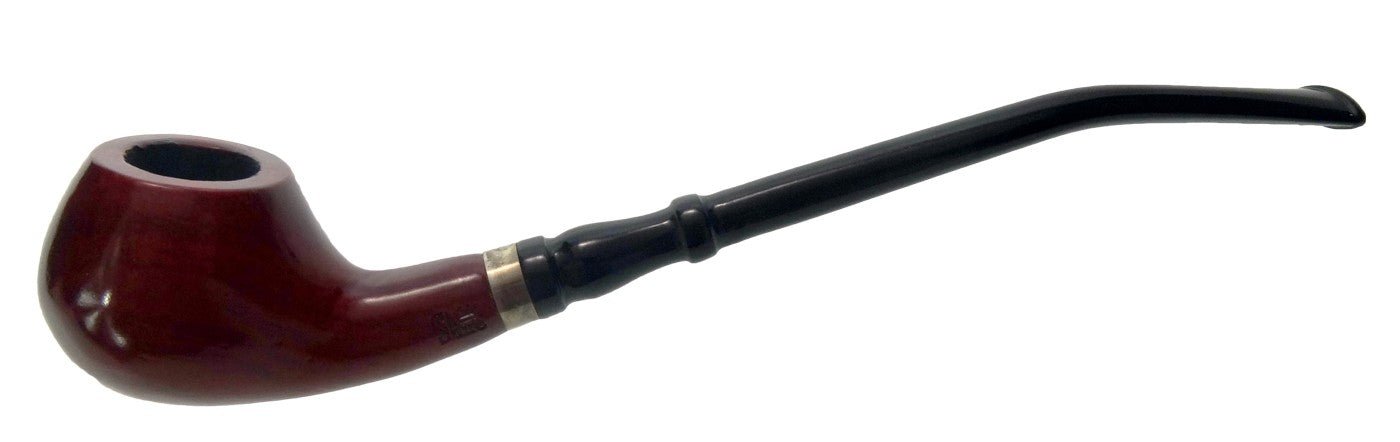 7.5" Bent Churchwarden Rosewood Pipe by Shire Pipe - High Moon Haven