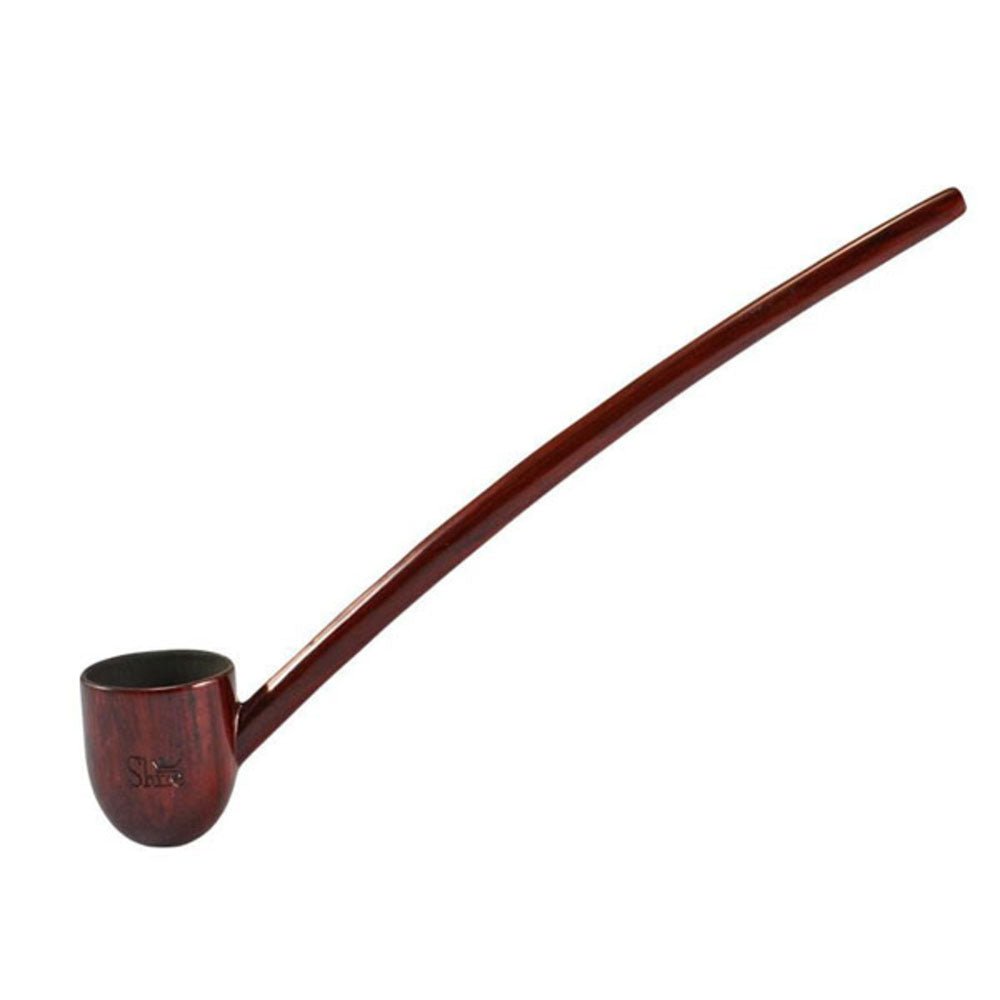 9" Deep Bowl Churchwarden Rosewood Shire Pipe - High Moon Haven