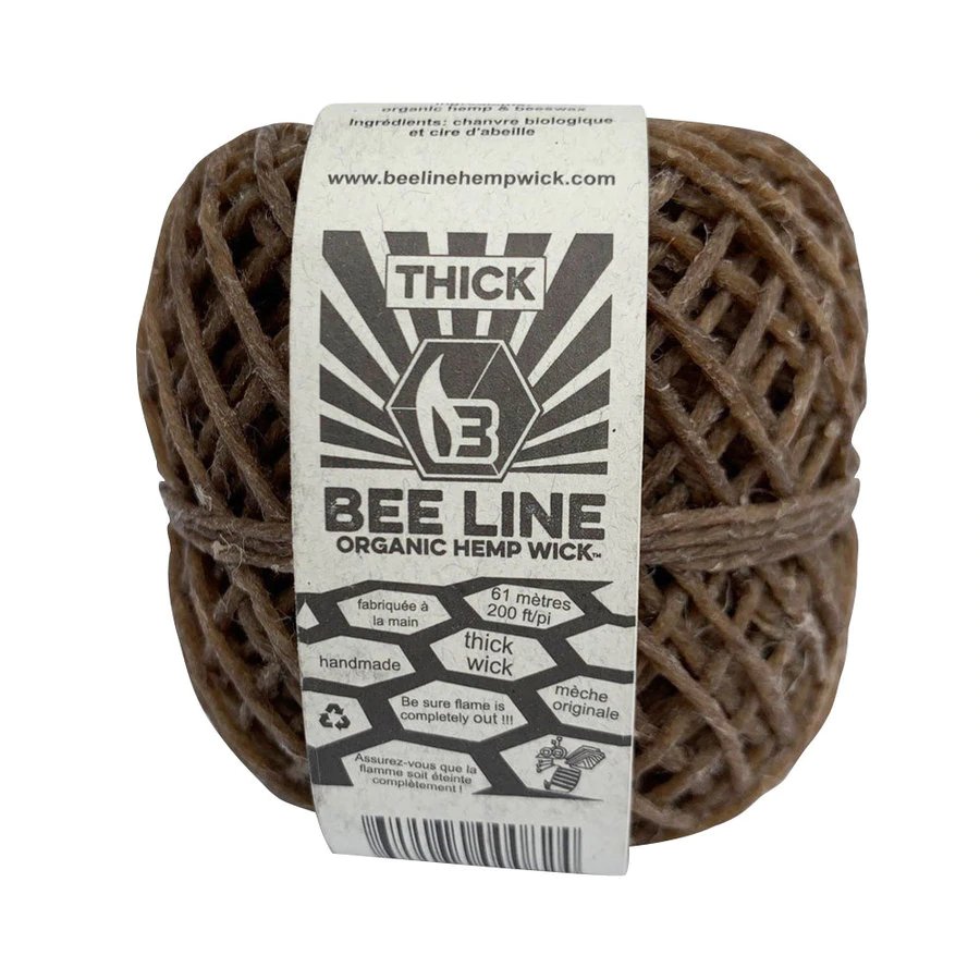 Bee Line Hemp Wick Spool - High Moon Haven