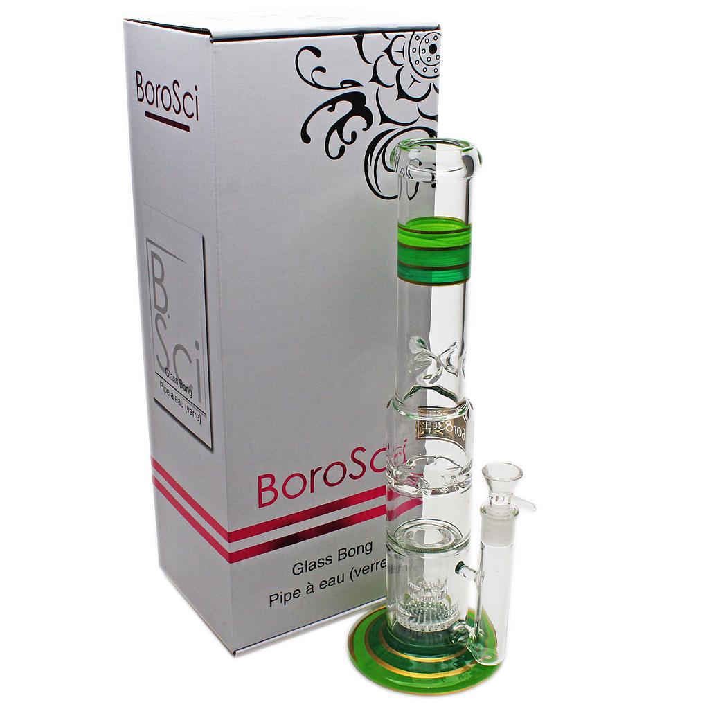 BoroSci 16" Double Inversion to Turbine Perc Bong - High Moon Haven