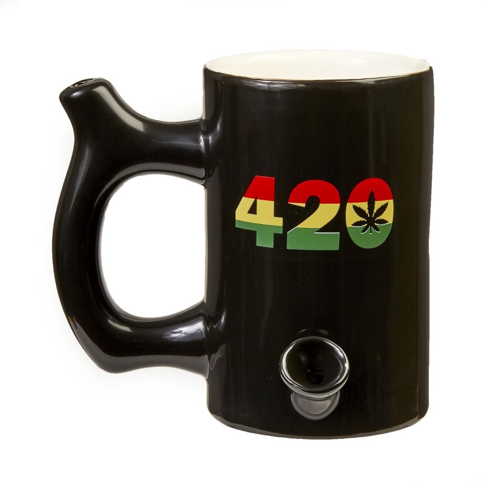 Ceramic 420 Mug Pipe Large - High Moon Haven