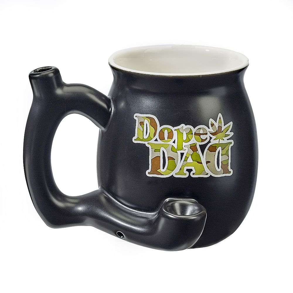 Ceramic Mug Pipe Dope Dad Camo - High Moon Haven