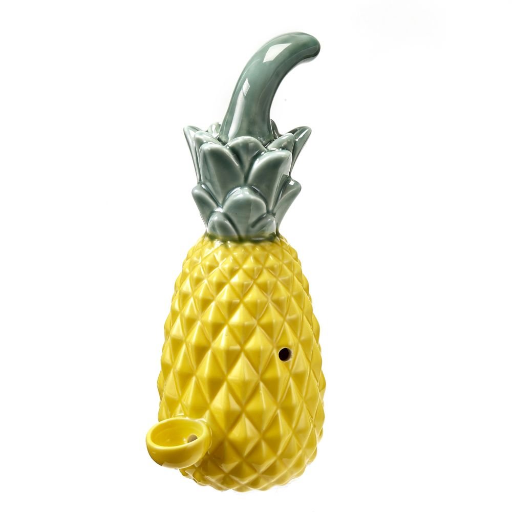 Ceramic Pineapple Pipe - High Moon Haven