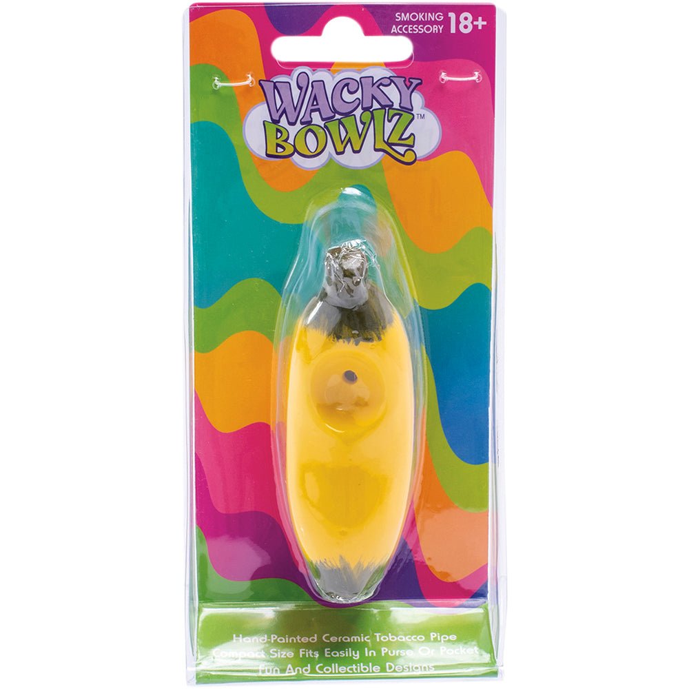 Ceramic Pipe Wacky Bowlz Banana 3.5" - High Moon Haven