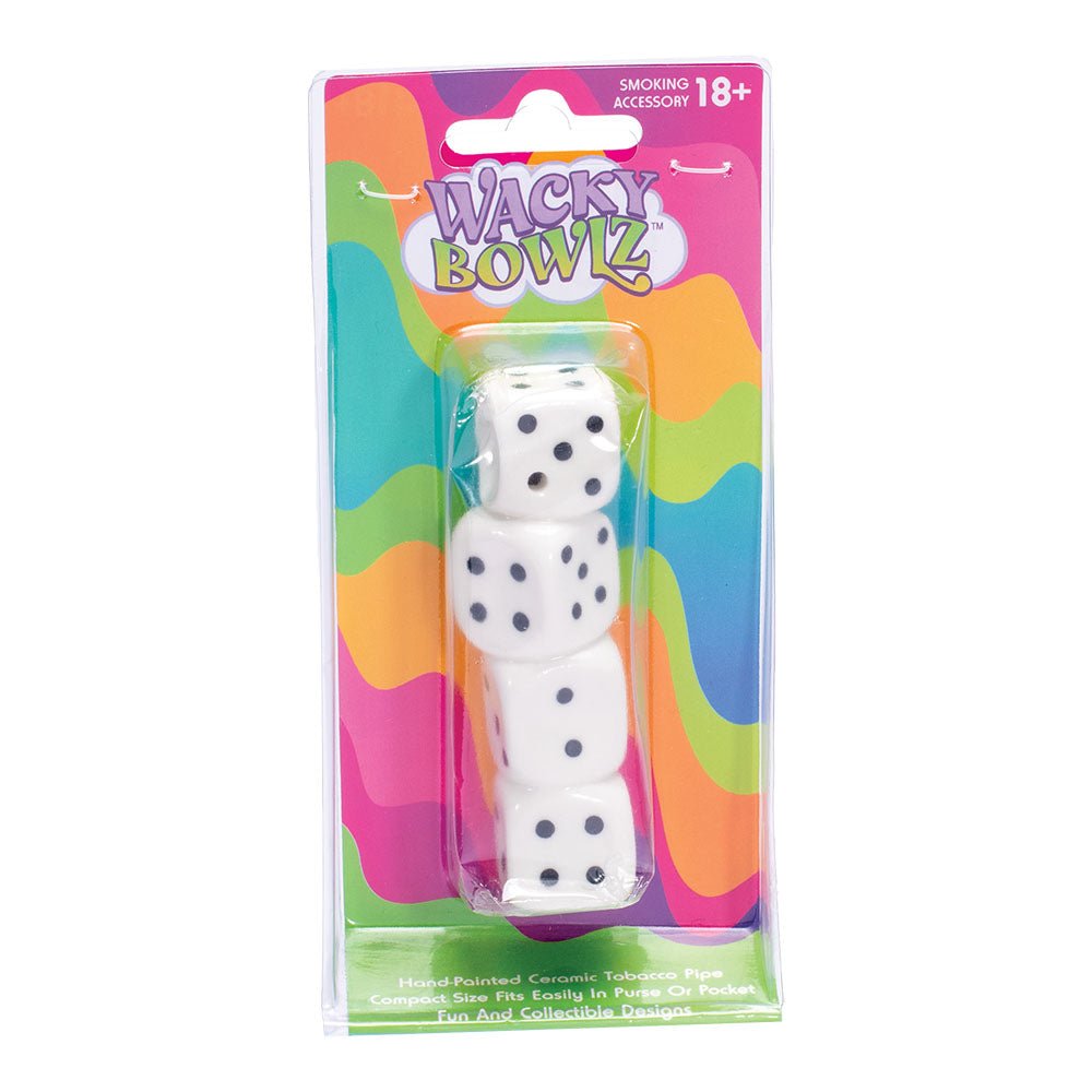 Ceramic Pipe Wacky Bowlz Dice 3.75" - High Moon Haven