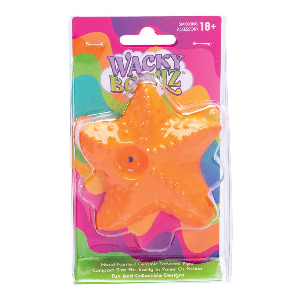 Ceramic Pipe Wacky Bowlz Starfish 4" - High Moon Haven