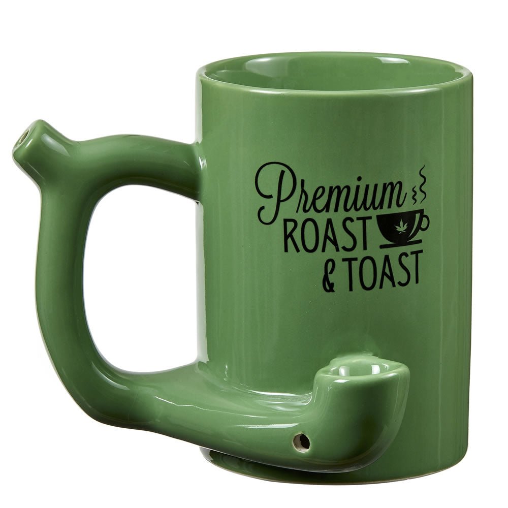 Ceramic Roast and Toast Mug Pipe Green - High Moon Haven