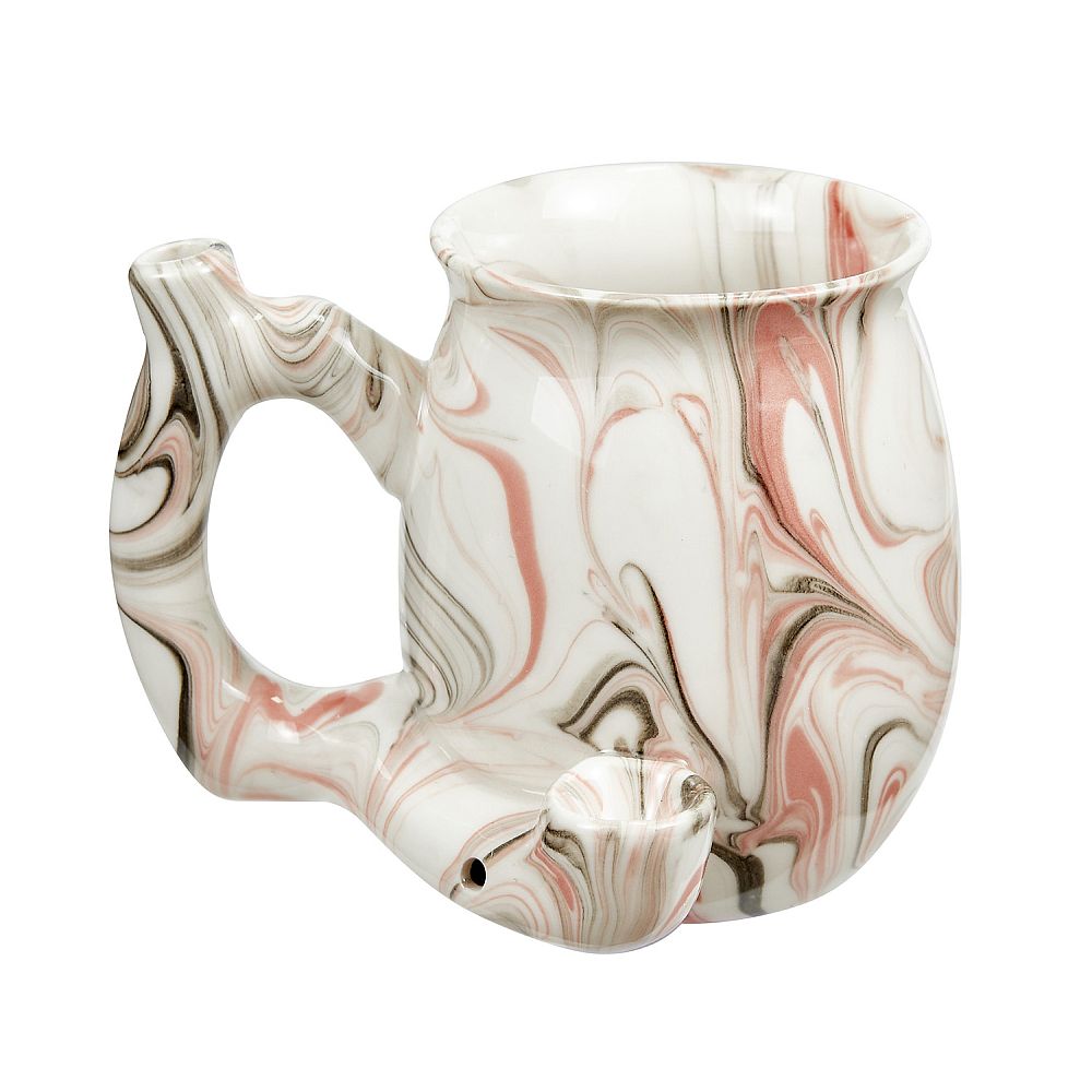 Ceramic Roast and Toast Mug Pipe Marble Pink - High Moon Haven