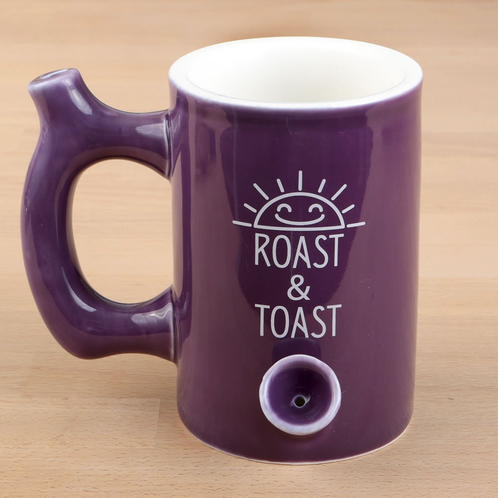 Ceramic Roast and Toast Mug Pipe Purple - High Moon Haven