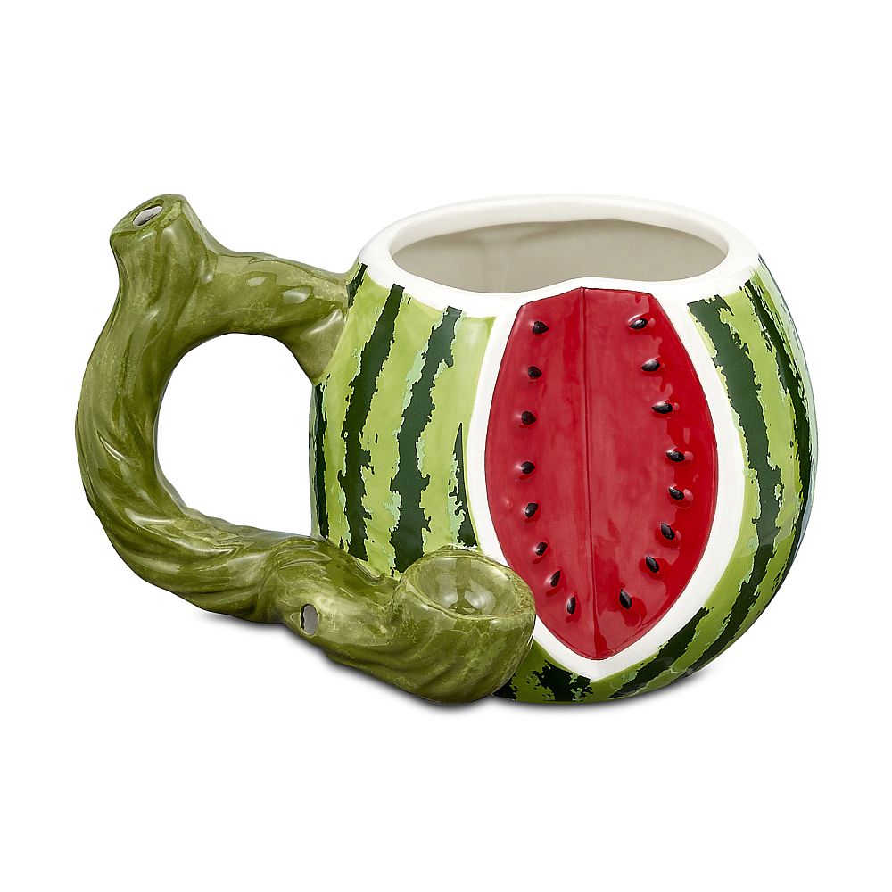 Ceramic Roast and Toast Watermelon Mug Pipe - High Moon Haven