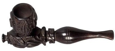 Club Tropicana Carved Wood Smoking Pipe - 4" - High Moon Haven