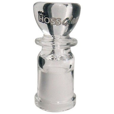 Female Chunky Bowl 14mm Clear by Hoss Glass - High Moon Haven