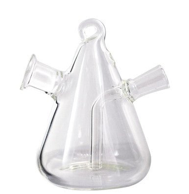 Glass Blunt Bubbler w/ Pendant Loop (Martian Style) - High Moon Haven