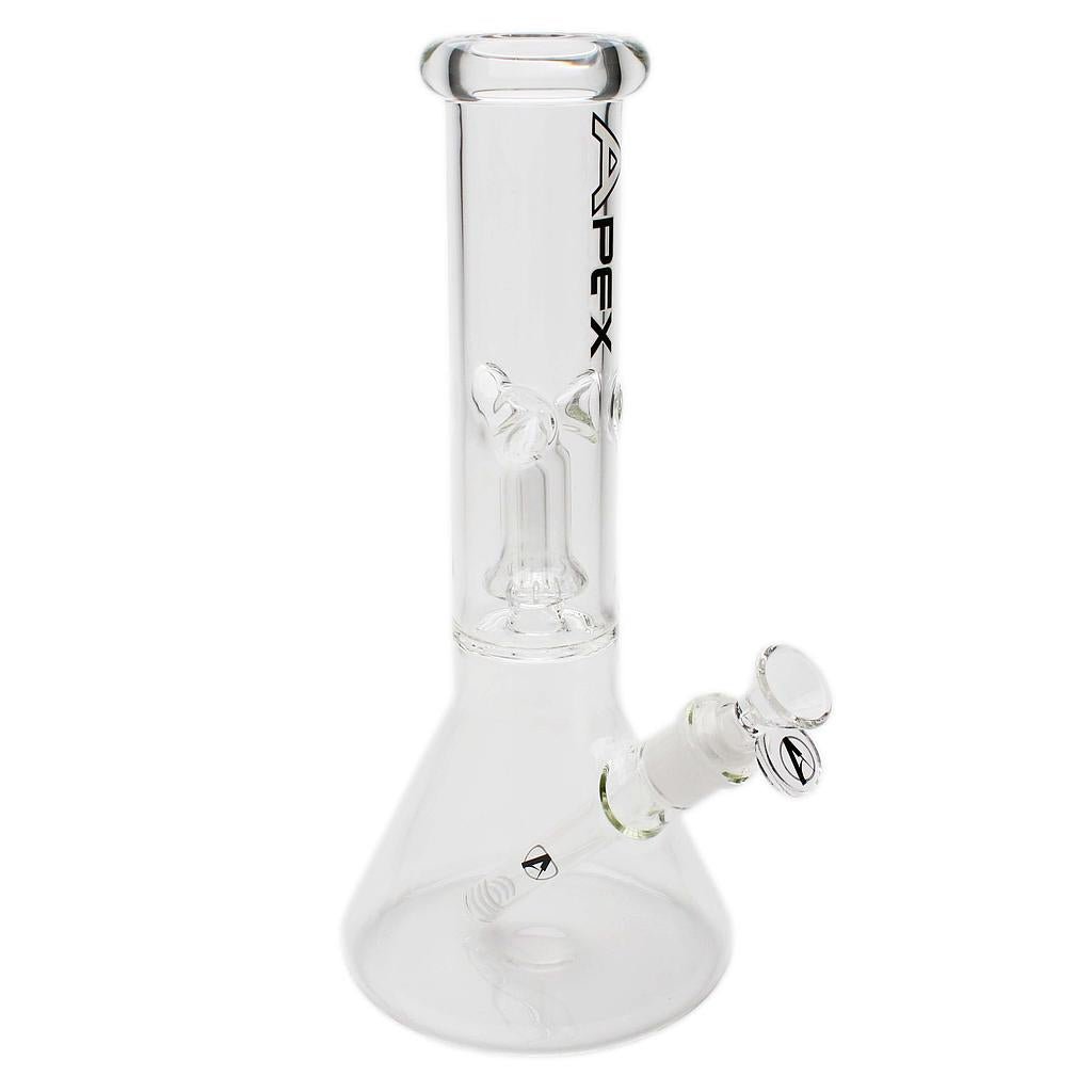 Glass Bong Apex 12" Full Size Single Dome Perculator Beaker - High Moon Haven