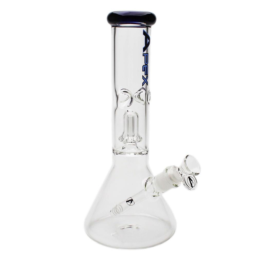 Glass Bong Apex 12" Full Size Single Dome Perculator Beaker - High Moon Haven