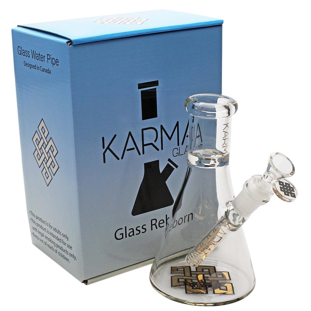 Glass Bong Good Karma 7" Mini Beaker - High Moon Haven