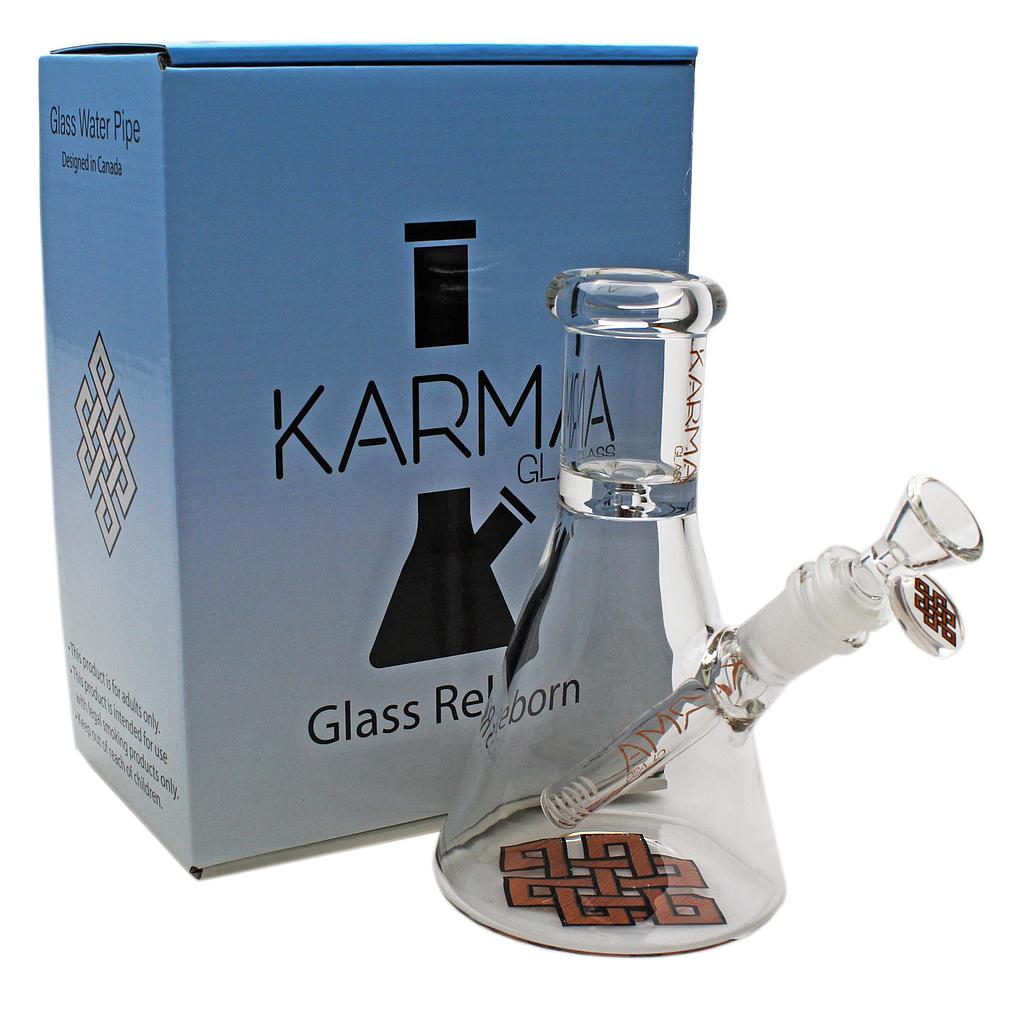 Glass Bong Good Karma 7" Mini Beaker - High Moon Haven