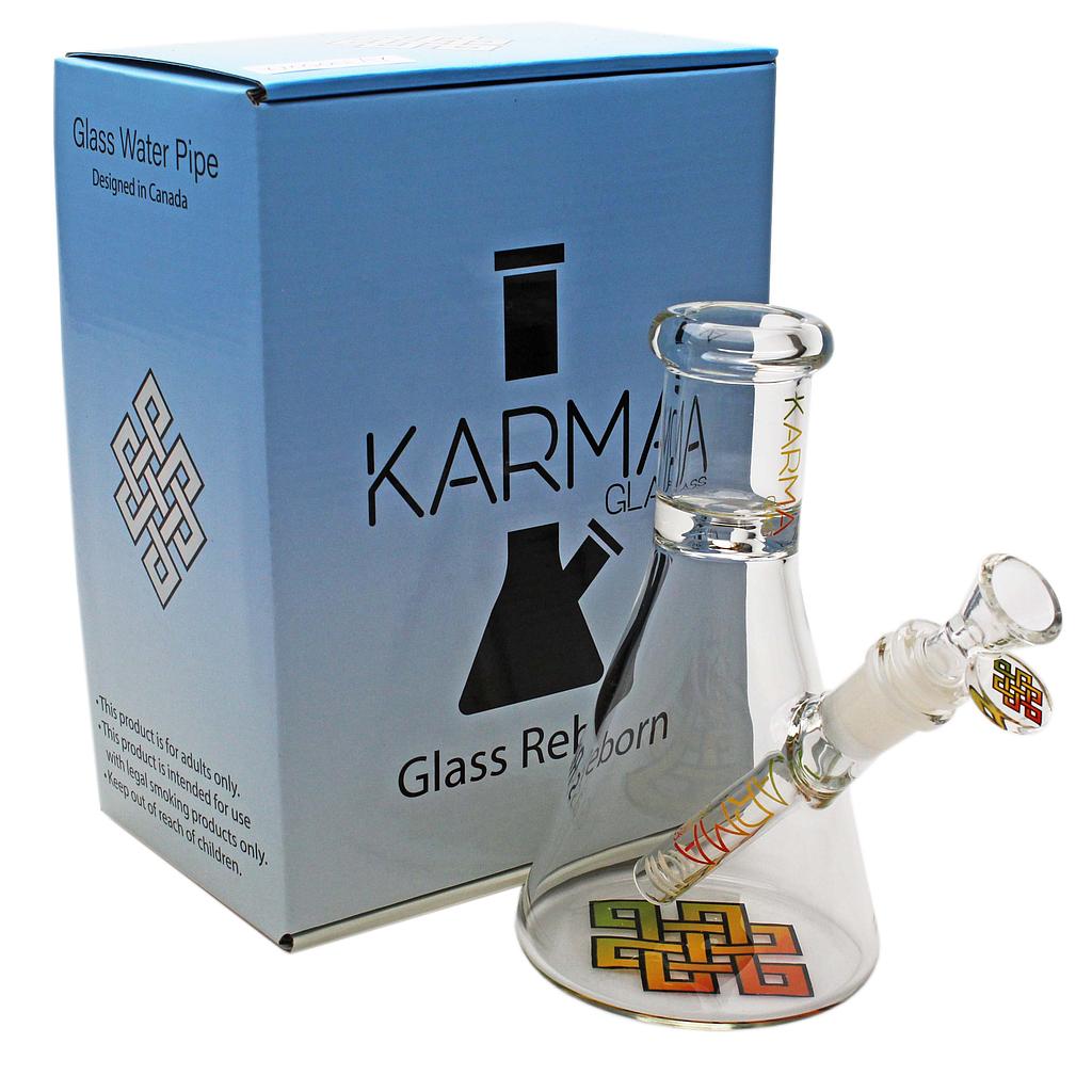 Glass Bong Good Karma 7" Mini Beaker - High Moon Haven