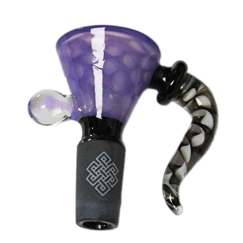 Glass Bowl Karma 14mm Honeycomb, Black Joint - High Moon Haven