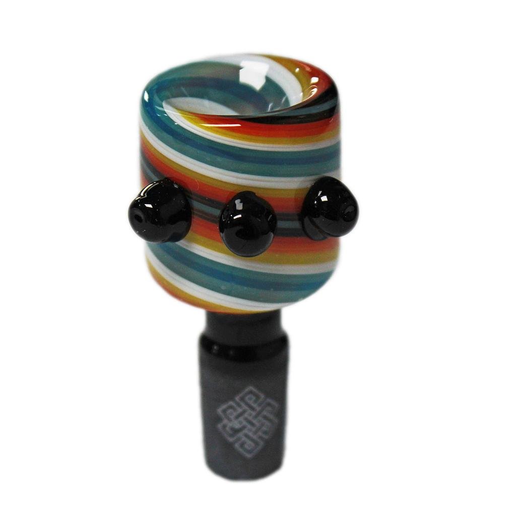 Glass Bowl Karma 14mm Reversal, Black Joint - High Moon Haven