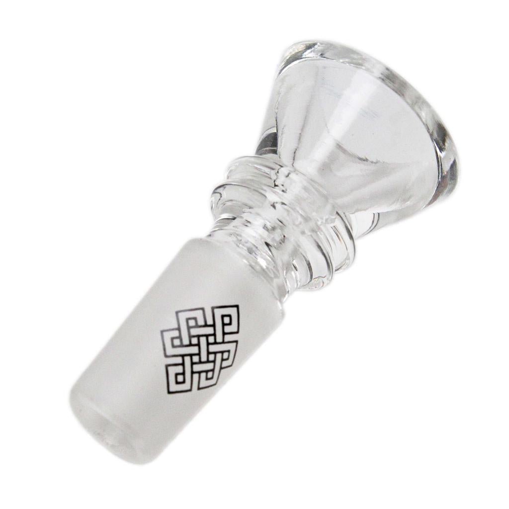 Glass Bowl Karma 14mm Ribbed Cone - High Moon Haven