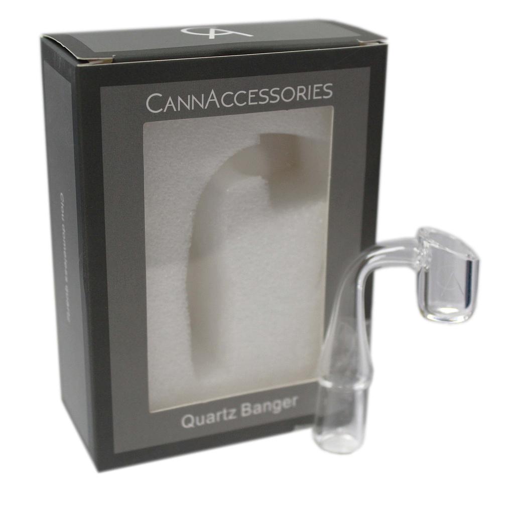 Glass Concentrate Accessory Cannacessories Quartz Banger 5MIL 14mm Female 90 Degree - High Moon Haven