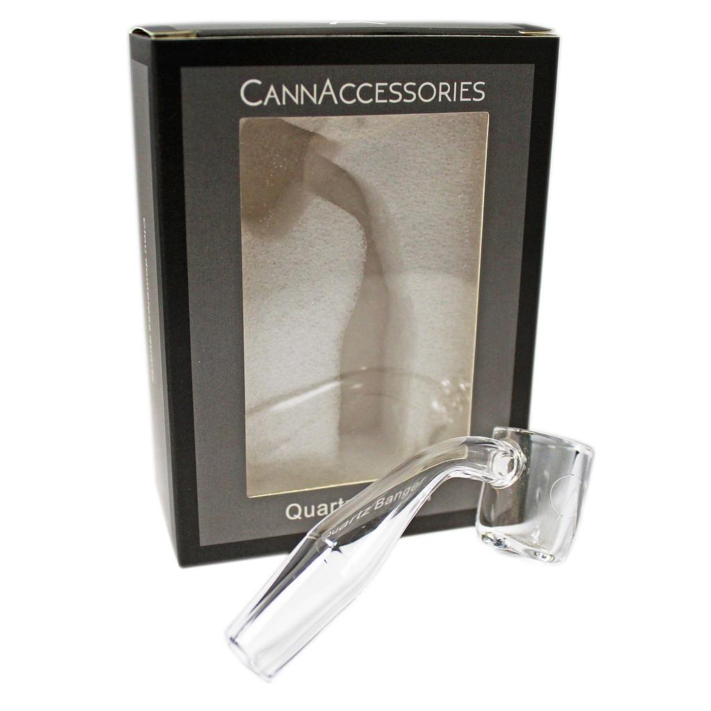 Glass Concentrate Accessory Cannacessories Quartz Banger 5MIL 14mm Male 45 Degree - High Moon Haven