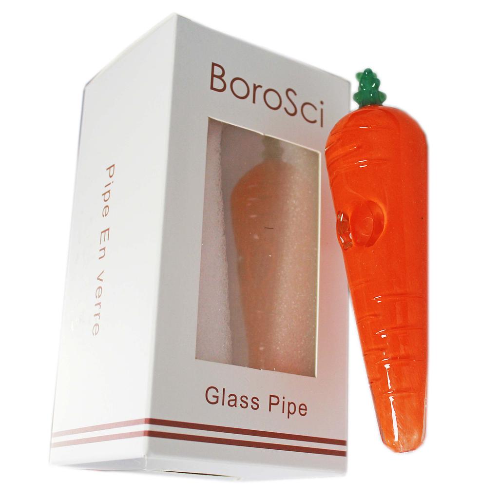 Glass Pipe BoroSci 5.5" Carrot - High Moon Haven