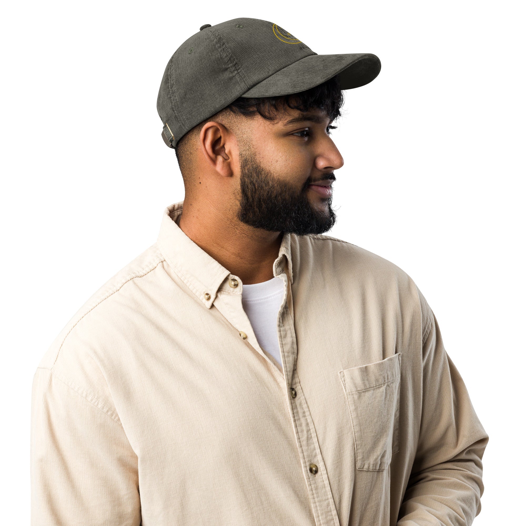 High Moon Magazine Logo Vintage Corduroy Cap - High Moon Haven