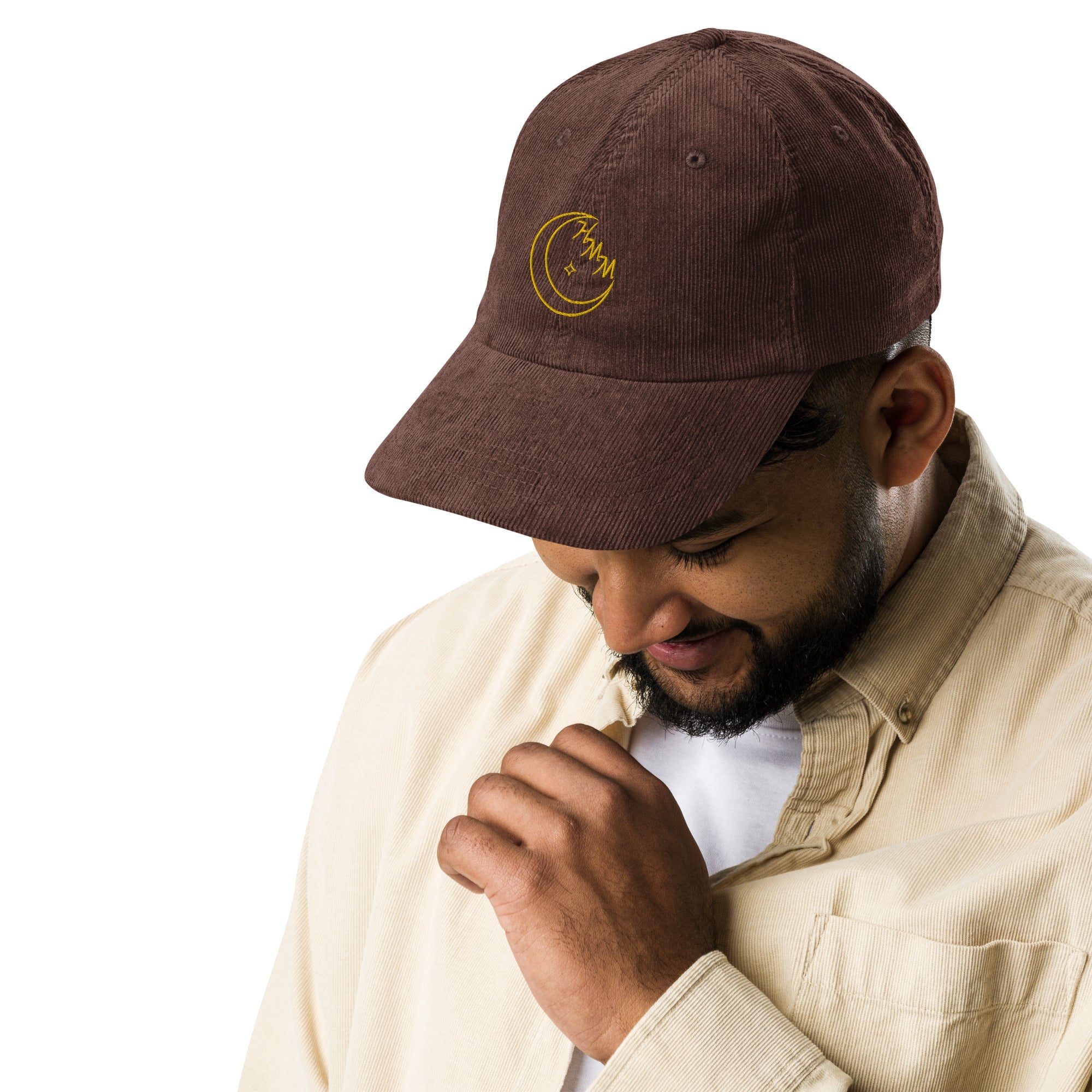 High Moon Magazine Logo Vintage Corduroy Cap - High Moon Haven