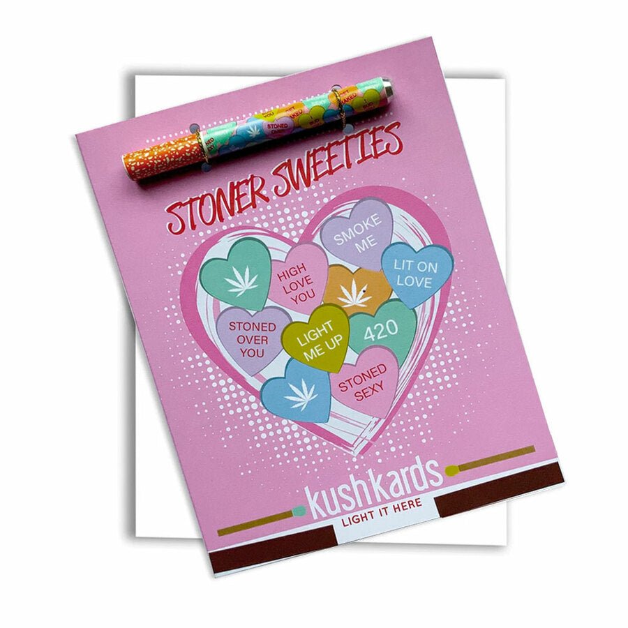 KUSHKARDS ONE - HITTER GREETING CARD - STONER SWEETIES - High Moon Haven