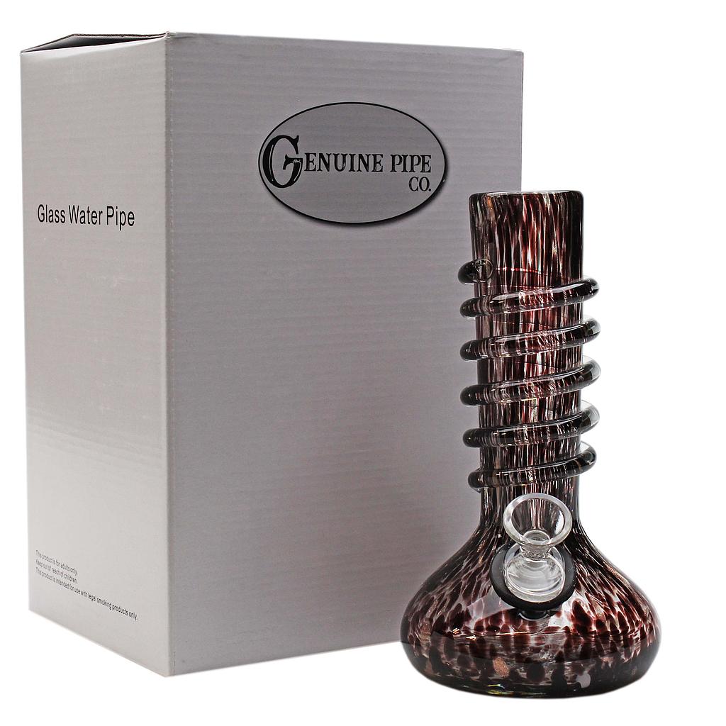 Premium Softglass Genuine Pipe Co Bong 8" Oval Base - High Moon Haven