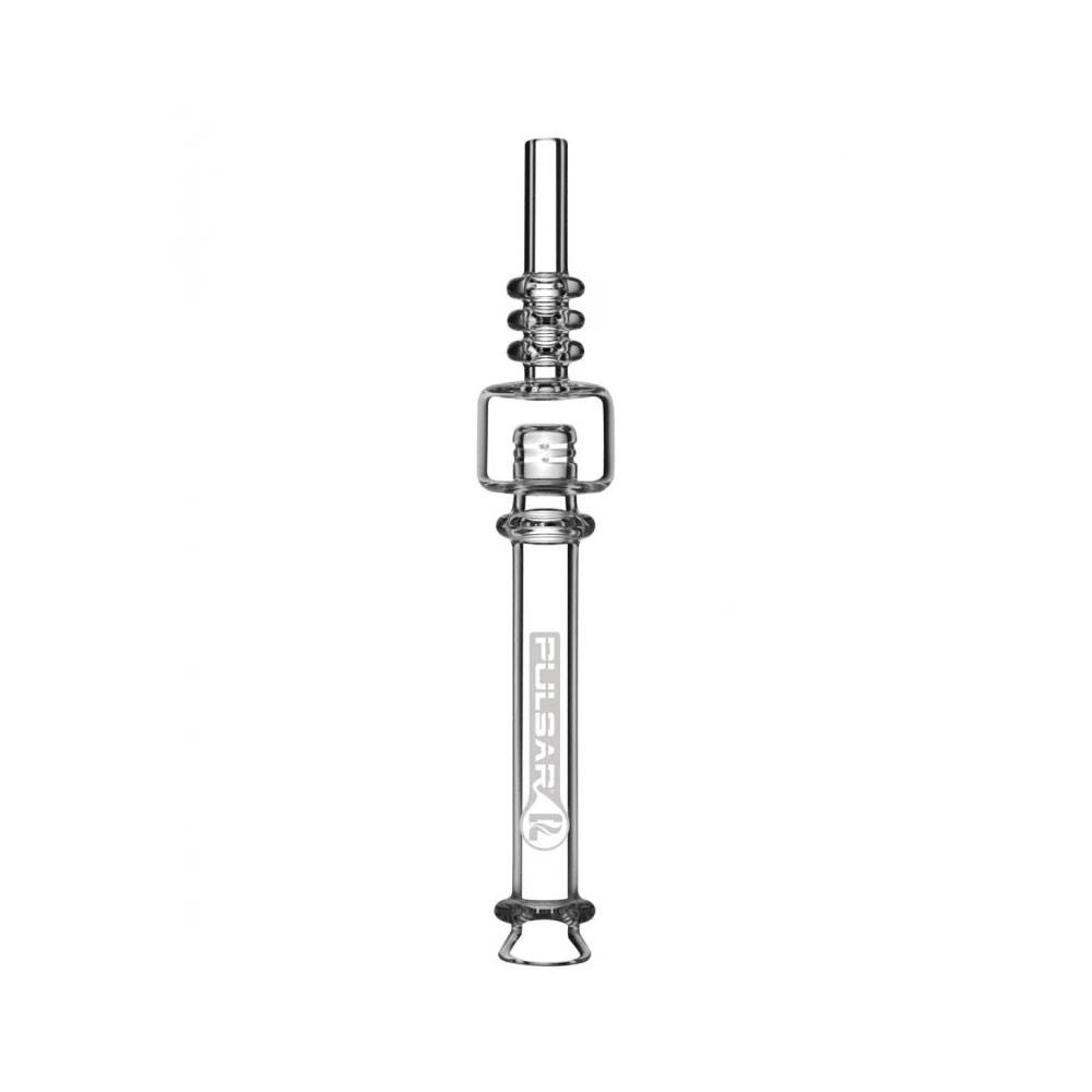 PULSAR 6" QUARTZ DECO DAB STRAW - High Moon Haven