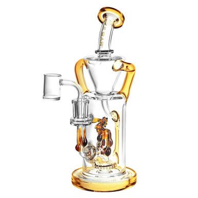 Pulsar Honey Sweetness Recycler Dab Rig - 10"/14mm F/Amber - High Moon Haven