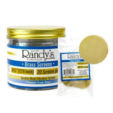 Randy's Brass Screen Jar - .812" - High Moon Haven