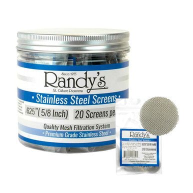 Randy's Stainless Steel Screen Jar - .625" - High Moon Haven