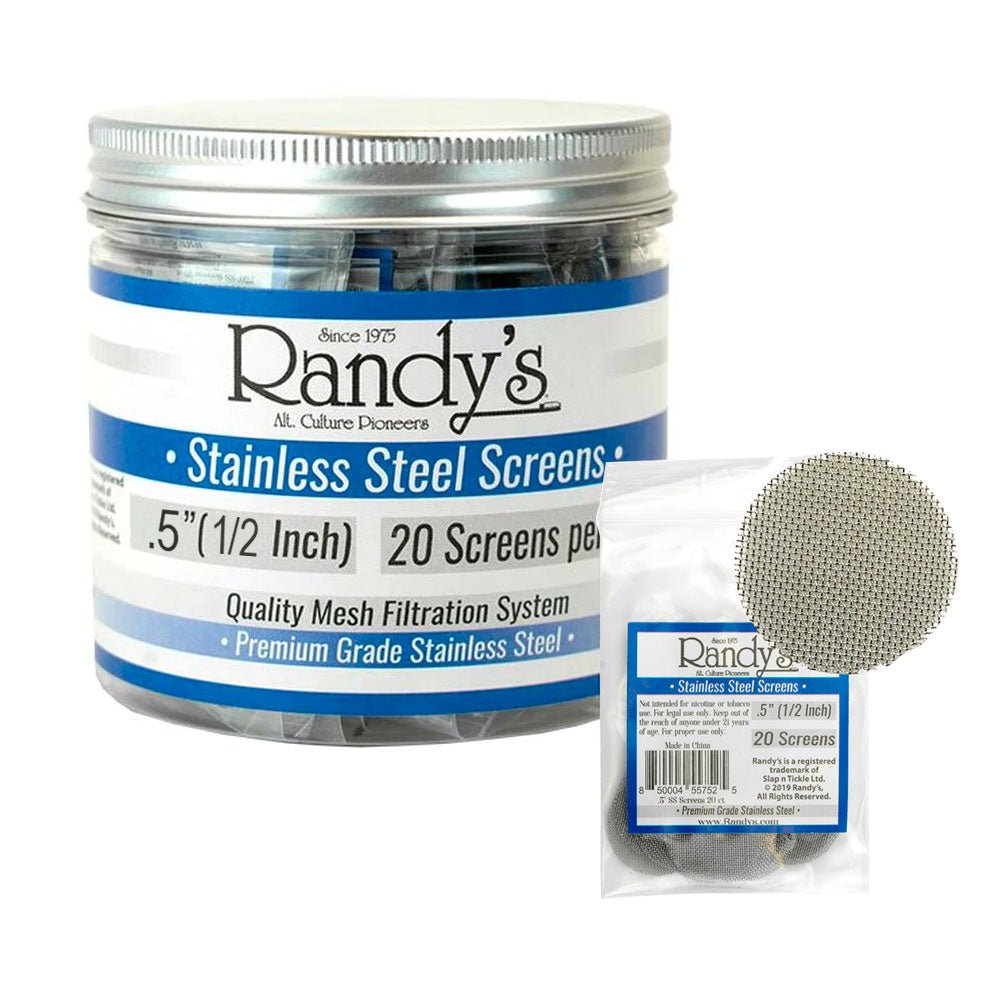 RANDY'S STAINLESS STEEL SCREEN JAR - High Moon Haven