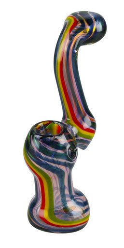 Rasta Twist Fumed Bubbler - 6" - High Moon Haven