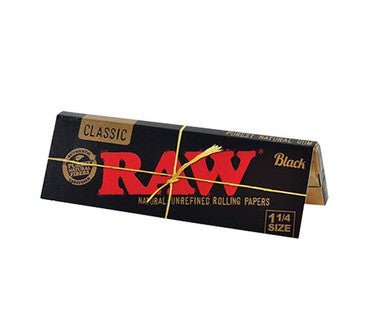 Raw Black Extra Fine Unbleached 1 1/4 - High Moon Haven