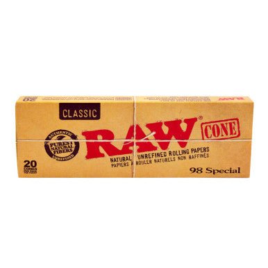 Raw Pre - Rolled Cones 98 Special 20's - High Moon Haven