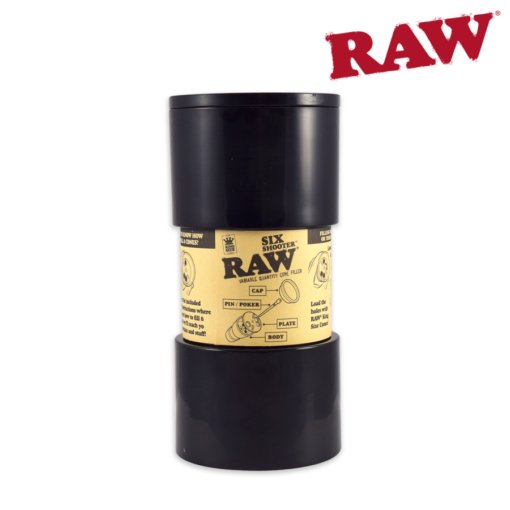 Raw Six Shooter King Size Cone Filler - High Moon Haven