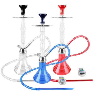 RIP Bliss 24" Acrylic Hookah with LED - Assorted Colours - High Moon Haven