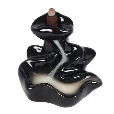 River Porcelain Backflow Incense Burner - High Moon Haven