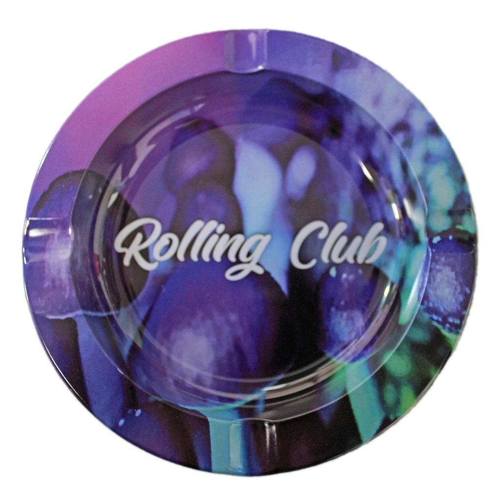 Rolling Club Metal Ashtray - Small - Magical Mushrooms - High Moon Haven