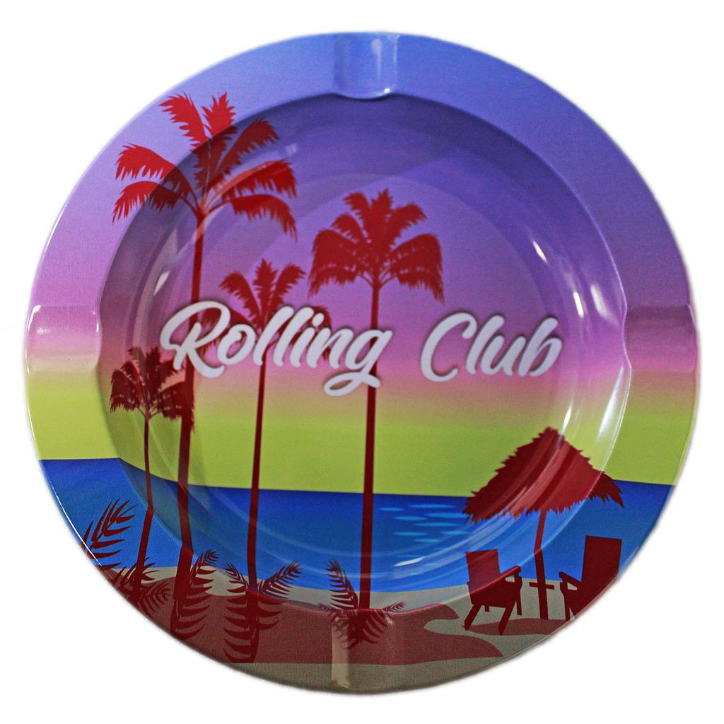 Rolling Club Metal Ashtray - Small - Paradise City - High Moon Haven