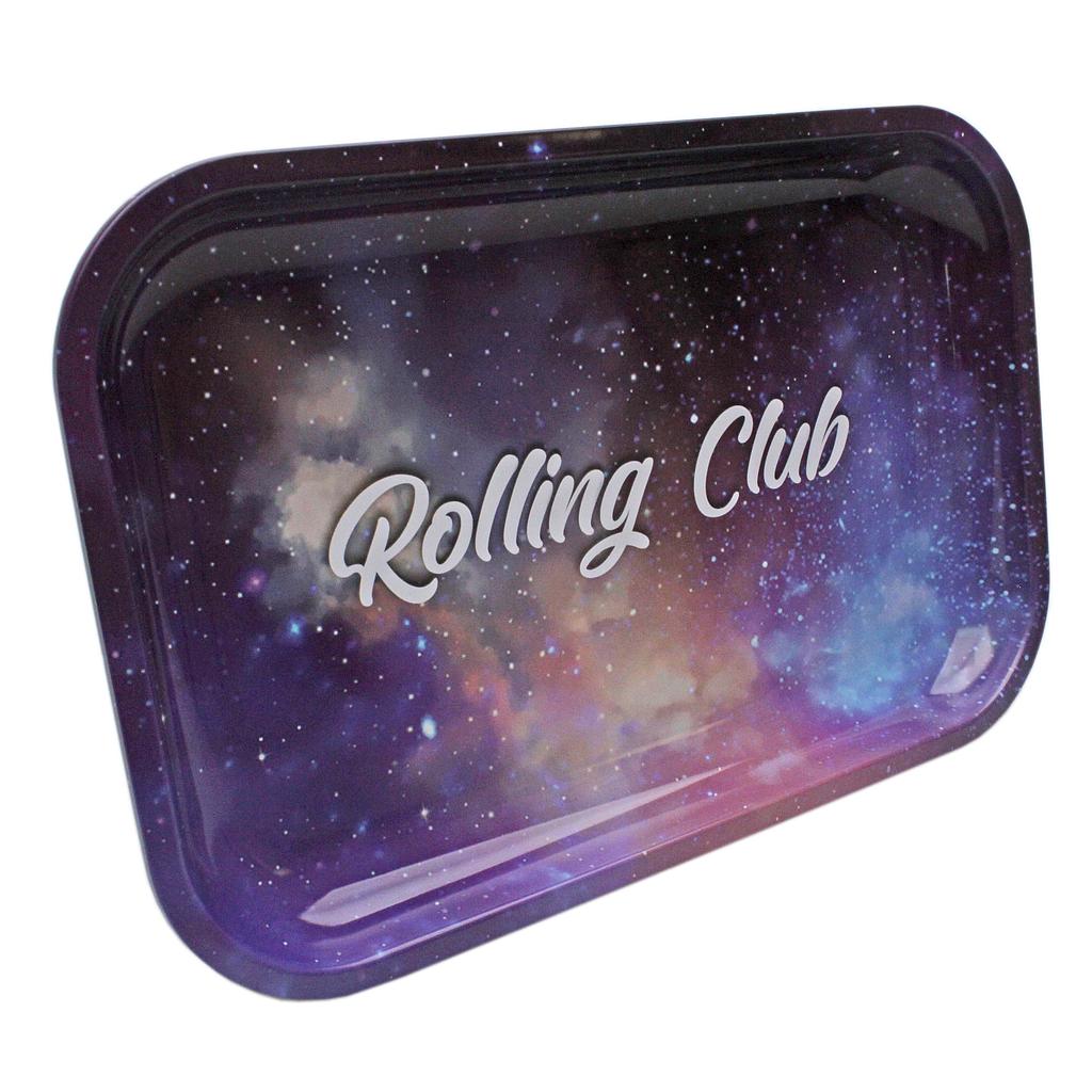 Rolling Club Metal Rolling Tray - Medium - Galaxy - High Moon Haven