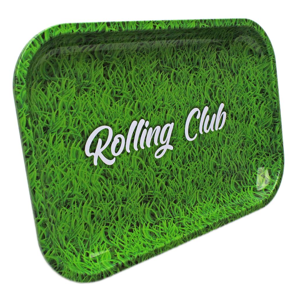 Rolling Club Metal Rolling Tray - Medium - Grass - High Moon Haven