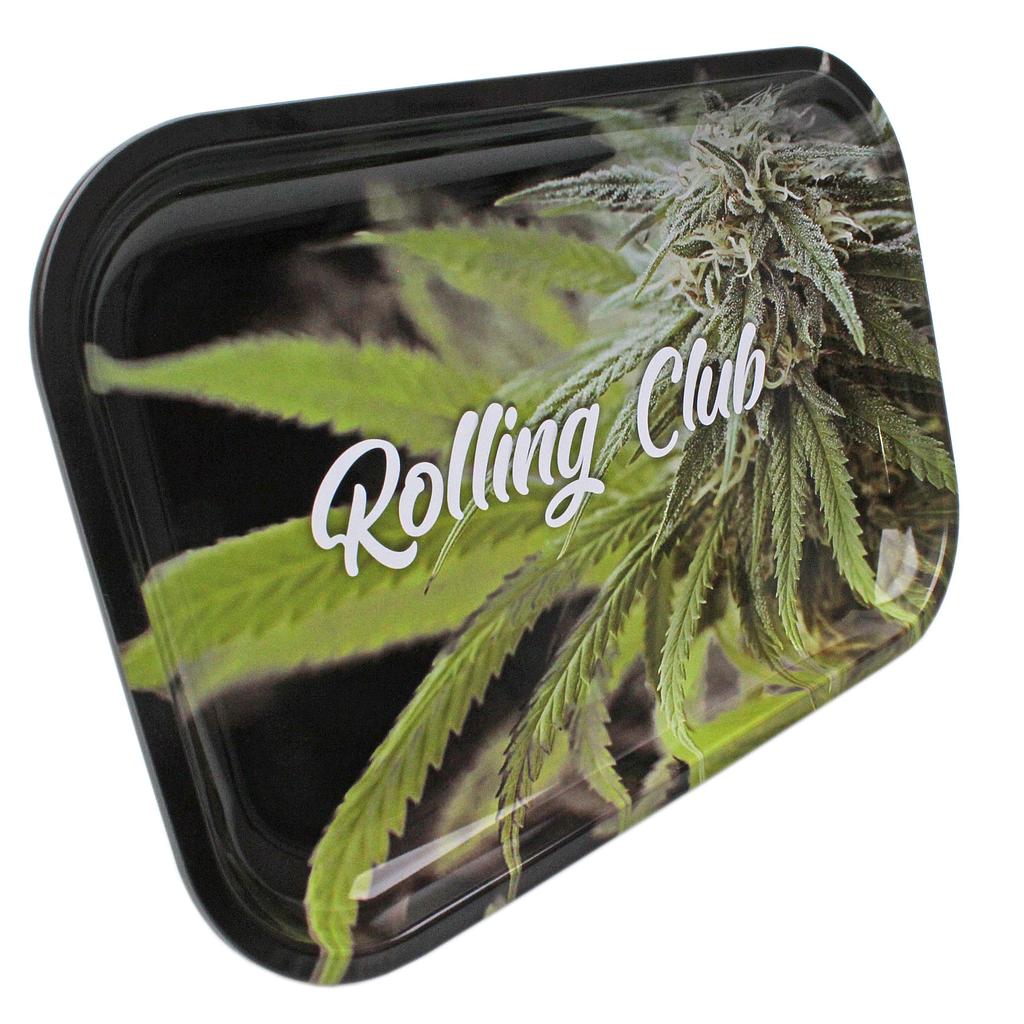 Rolling Club Metal Rolling Tray - Medium - Perfect Crop - High Moon Haven