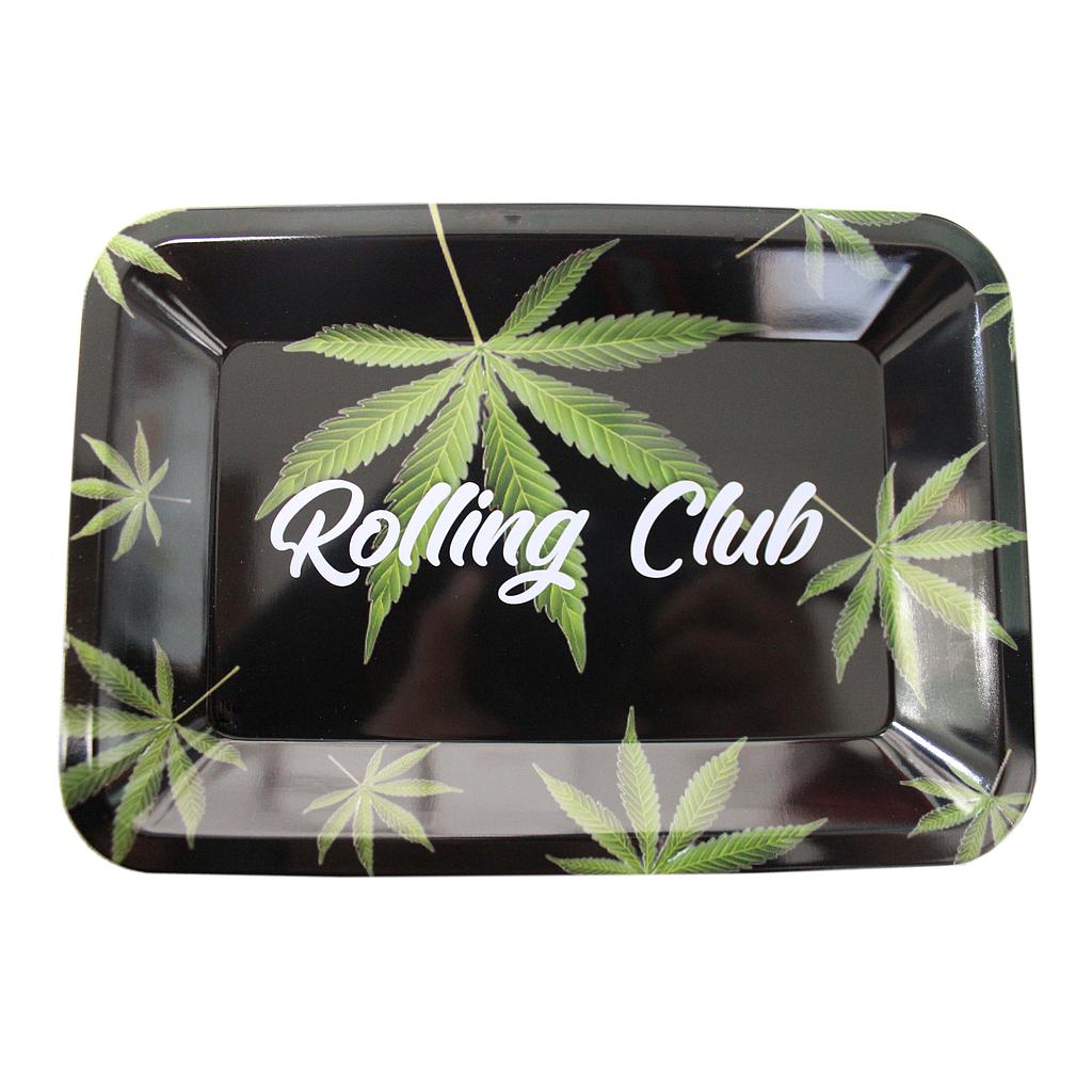 Rolling Club Metal Rolling Tray - Small - Leaves - High Moon Haven